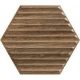 Woodskin Wood Hexagon Str. B 19,8x17,1 csempe