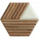 Woodskin Mix Hexagon Str. C 19,8x17,1 csempe
