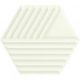 Woodskin Bianco Hexagon Str. C 19,8x17,1 csempe