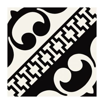 Paris Vivienne Nero 20x20 padló 20PR00VNA 