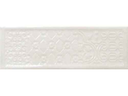 Titan White Decor 10x30,5 csempe