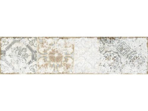 Soul White Decor 7,5x30 csempe