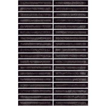 Monpelli Mozaika Nacinana Murano Black 19,8x29,8 csempe