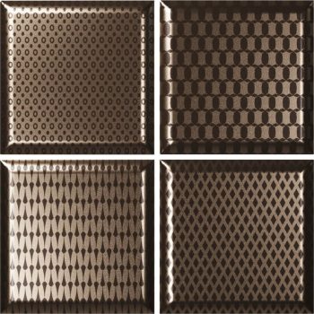   Baldocer Novel Diva Bronze - falicsempék - a képen 2x2 lap látható