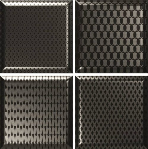 Baldocer Novel Diva Metallic - falicsempék Bronze - a képen 2x2 lap látható