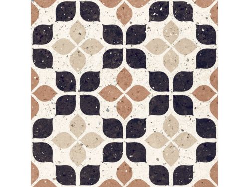 FR-6 Frammenti Terracotta Fiore 20x20 padló