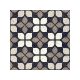 FR-8 Frammenti Nero Fiore 20x20 padló