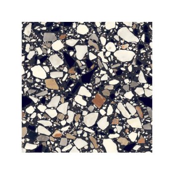 FR-8 Frammenti Nero Macro 20x20 padló