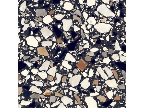 FR-8 Frammenti Nero Macro 20x20 padló