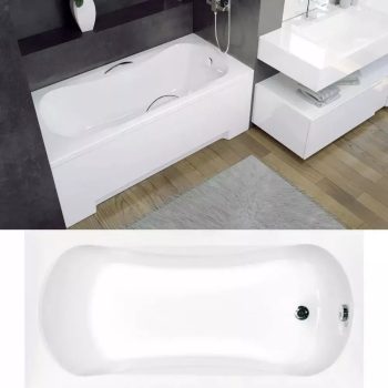 Besco Aria egyenes akril kád láb nélkül