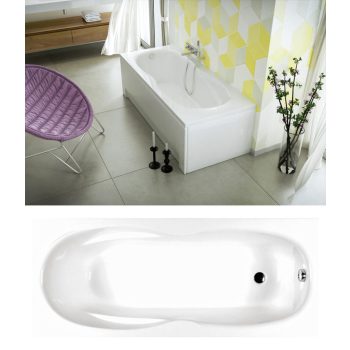 Klara egyenes akril kád