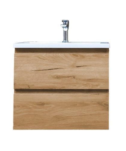 SAT B-Way tölgy alsó szekrény mosdóval