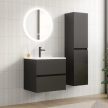 HD Aria Antracit 60 komplett bútor fali mosdószekrénnyel és tükörrel