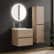 HD Aria Oak 60 komplett bútor fali mosdószekrénnyel és tükörrel
