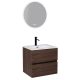 HD Aria Matt Hazel 60 komplett bútor fali mosdószekrénnyel és tükörrel
