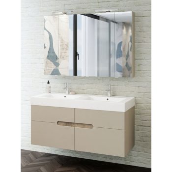   Fürdőszobabútor, tBoss, Luna 120 2M/2CS, alsószekrény mosdóval