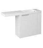 LATUS VI mosdótartó szekrény, jobbos, 50x50x22cm, fehér (LT610-3030)