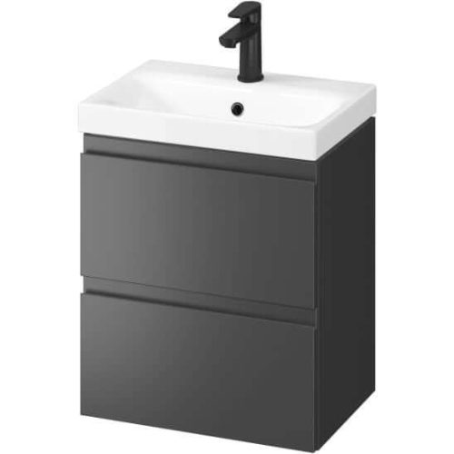 Cersanit Moduo mosdó szekrénnyel 49.5 cm antracit S801-470-DSM