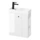 Cersanit larga mosdóalsószekrény 49,2X55,1X21,5cm fehér, összeszerelt, fogantyú és mosdó nélkül