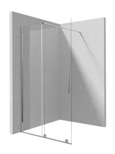 Walk-in, Deante Prizma tolóajtós walk-in, 120 cm, króm KTJ_032R