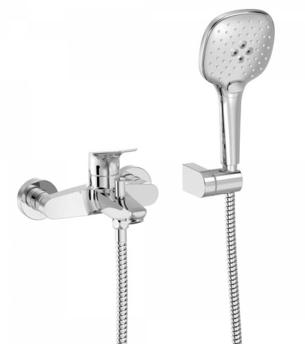 Tres Canigo kádcsaptelep, zuhanyszettel, fali tartóval együtt