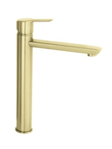 Mosdó csaptelep Deante Arnika magas, szálcsiszolt arany BQA_R20N