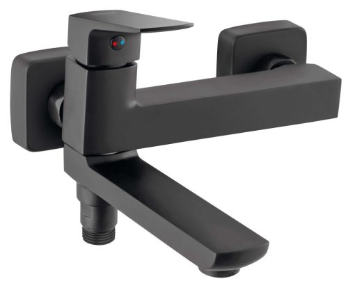 Kád csaptelep Ferrlo Vitto Black Verdeline kifolyócsőbe épített zuhanyváltóval BVI1RVLBL