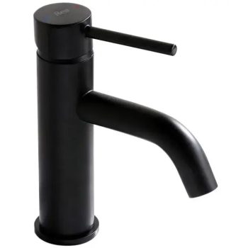 Mosdó csaptelep Lungo Black Low REA-B4102