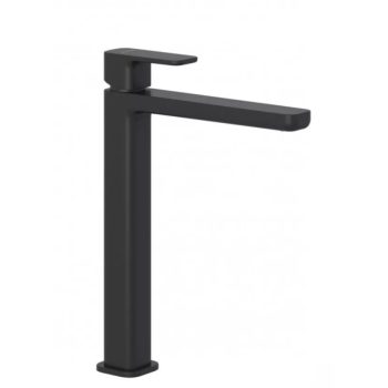   Mosdó csaptelep Kludi Renon magasított leeresztő nélkül, matt fekete 422983975