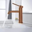 Mosdó csaptelep Lungo Copper Brush REA-B1112