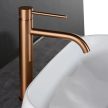 Mosdó csaptelep Lungo Brush Copper High REA-B1114