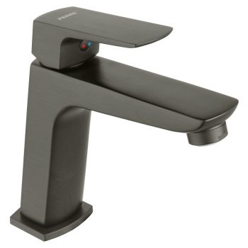   Mosdó csaptelep Ferro Vitto Verdeline Gun Metal click-clack lefolyóval BVI2VLGM