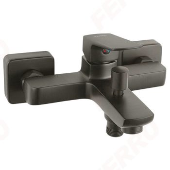   Kád csaptelep Ferro Vitto Verdeline Gun Metal - Falra szerelhető  BVI1VLGM