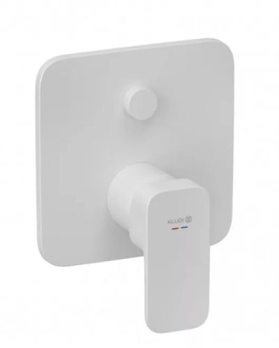 Kád csaptelep Kludi Renon falon belüli egykaros 2 fogyasztóhoz visszafolyásgátlóval, matt fehér 427635375
