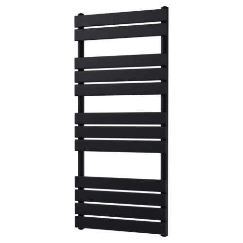 Radiátor HD Demos Black törölközőszárító, matt fekete 1200x600 mm