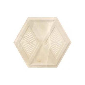 Illusion Beige Hex. Str. Polysk 19,8X17,1 csempe