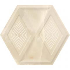 Illusion Beige Hex. Str. Polysk 19,8X17,1 csempe