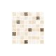 Marble Cream Beige Mosaic Shine 17,4x17,4 csempe
