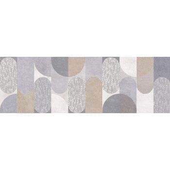 Princess Grey/White 25x75 dekor