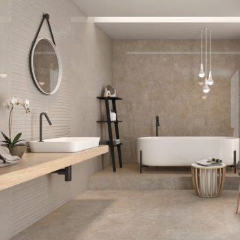 Bézs fürdőszoba csempe